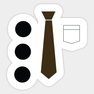 3-Hole Punch Jim Halloween Costume Sticker